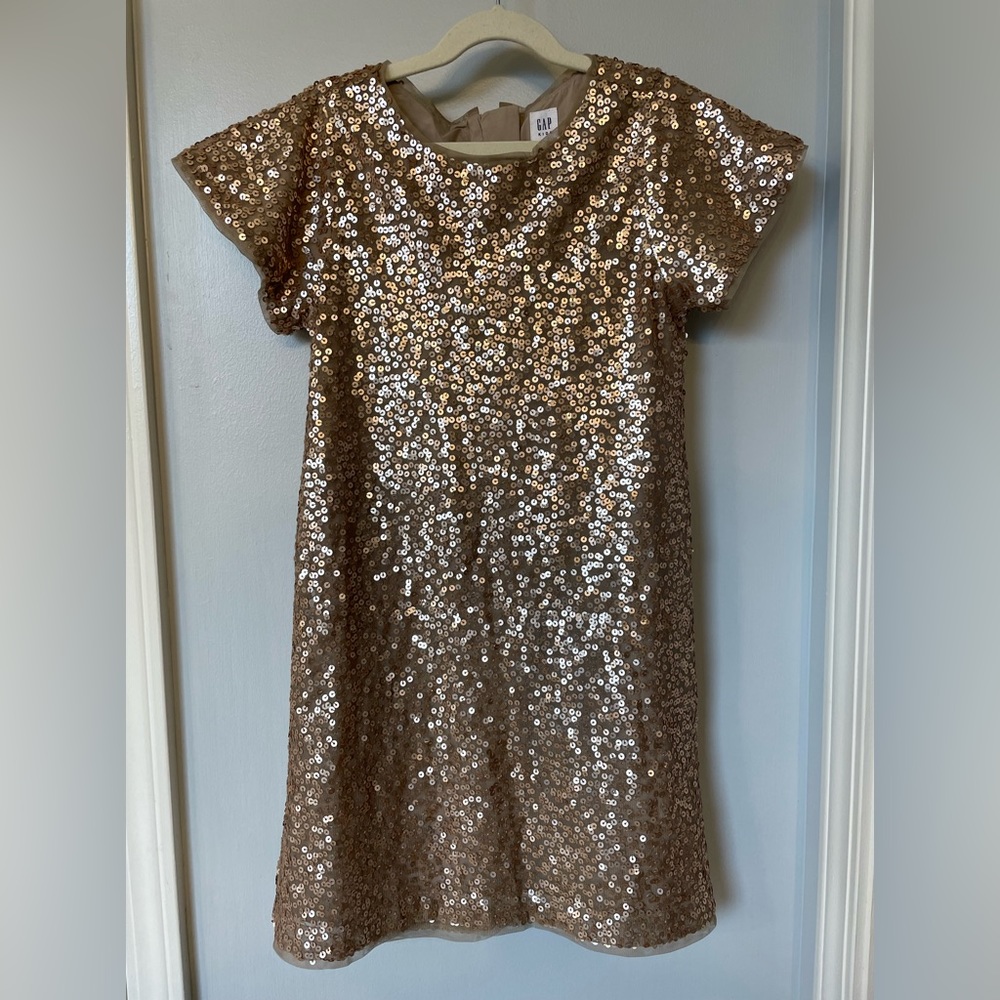 Champagne sequins dress